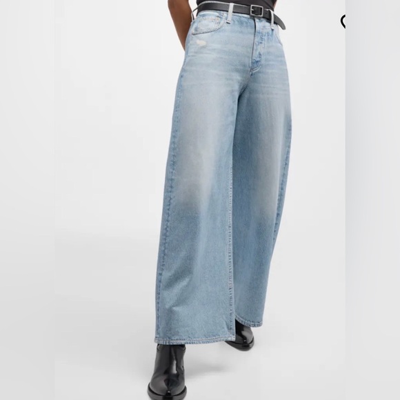 rag & bone Miramar Sofie Cotton-Terry Ankle Jeans, 30 - Picture 3 of 15